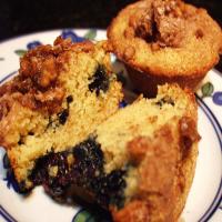 Blueberry Almond Farina Muffins_image