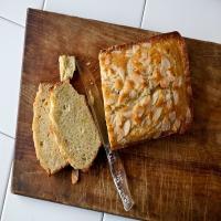 Coconut Oil Poundcake With Almonds and Lime Zest image