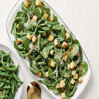 Green Bean and Kale Caesar Salad image