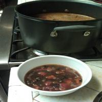 Black Bean and Roasted Red Pepper Soup_image