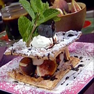 Fig and Balsamic Syrup Mille Feuille_image