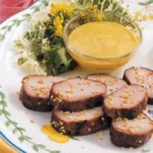 Grilled Pork with Hot Mustard_image