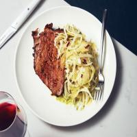 Spiced Roast Pork with Fennel and Apple Salad image
