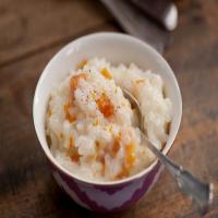 Creamy Apricot Rice Pudding image