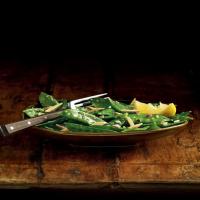 Crunchy Snow Peas with Toasted Almonds image