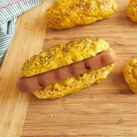 Pumpkin-poppy seed hot dog buns_image