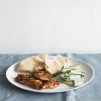 Marinated Chicken with Cucumber-Mint Salad image