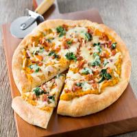 Pumpkin Bacon And Spinach Pizza_image