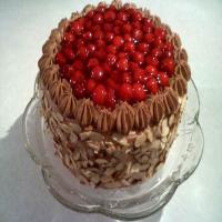 Chocolate & Cherry Amaretto Cake image