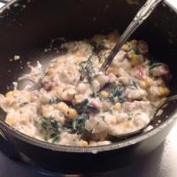 Spinach and Sweet Corn Mashed Potatoes_image