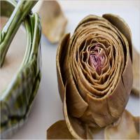 Steamed Artichokes With Vinaigrette Dipping Sauce image