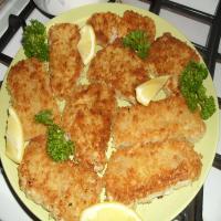 Pork Schnitzel With Noodles and Browned Cabbage_image