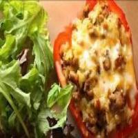 Cheesy Stuffed Red Peppers_image