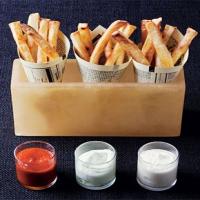 French Fries with Three Dips_image
