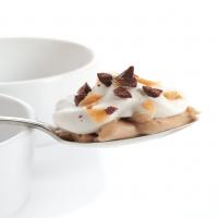 Butterscotch Puddings with Whipped Cream and Crushed English Toffee_image
