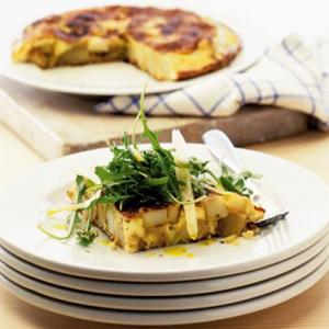 Tortilla with rocket & parmesan image