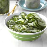 Sweet 'n' Tangy Freezer Pickles image