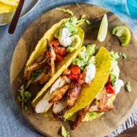 Lighter chicken tacos image