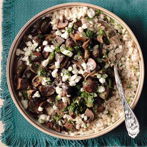 Mushroom Marsala with Barley Recipe_image
