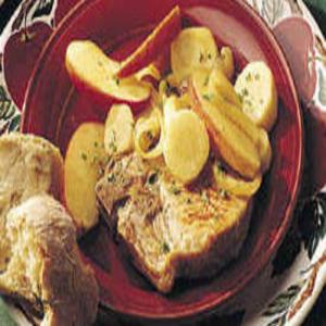 Pork with Apple and Parsnips image