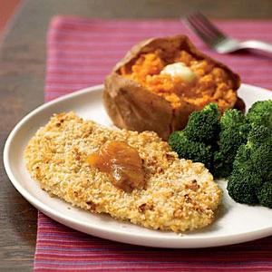 Peanutty Baked Chicken Cutlets_image
