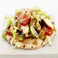 Chicken Salad Pita with Baba Ghanoush_image