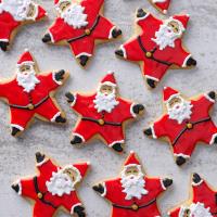 Santa Star Cookies image