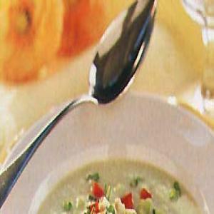 Buttermilk Soup with Cucumber and Crab image