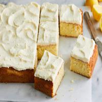 Lemon Sheet Cake With Buttercream Frosting_image
