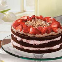 Strawberry-Almond Chocolate Torte_image