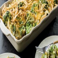 Broccoli Cheese Casserole with Crispy Fried Onions_image