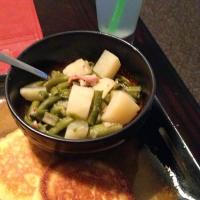 String Beans with White Potatoes_image