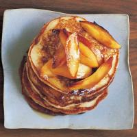 Buttermilk Pancakes with Maple Syrup Apples_image