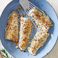 Baked pollock with anchovy crumbs_image