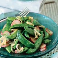 Sauteed Radishes and Sugar Snap Peas with Dill_image