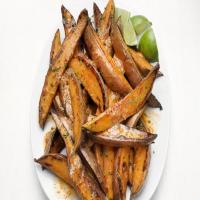 Chile-Spiced Sweet Potato Wedges image