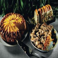 Peach and Pecan Upside-Down Cake_image