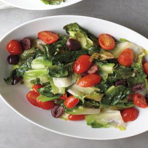 Escarole with Olives and Tomato image