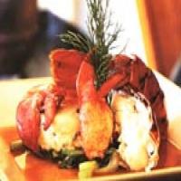 Lobster in Lemongrass Broth with Truffled Shiitake Flans_image