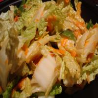 Cabbage Salad With Peanut Dressing (Vegan) image