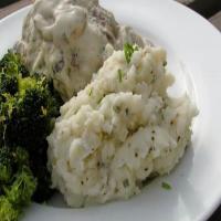 Cream Cheese And Chive Mashed Potatoes (Low-Fat)_image