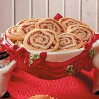 Strawberry-Nut Pinwheel Cookies image