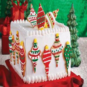 Christmas Ornament Cake image