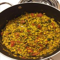 Mung Bean Dahl with Spinach image