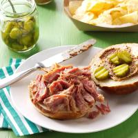 Beer-Braised Pulled Ham_image