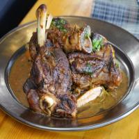 Braised Lamb Shanks with Carrots, Black Pepper and Miso image