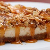 Caramel Apple Crumble Cheesecake Recipe by Tasty image
