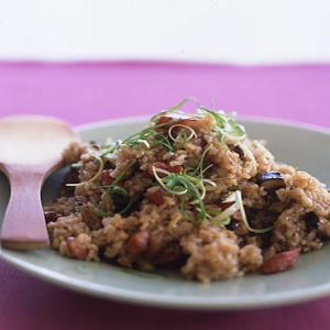 Sticky Rice with Chinese Sausage Recipe | Epicurious.com_image