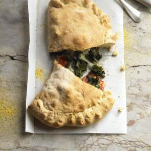 Calzone with greens image