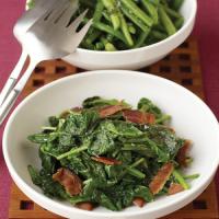 Sauteed Spinach with Bacon image